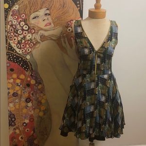 Hot Zipper Circle Swing Skirt